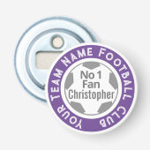 Name des Fußballklubs Flaschenöffner (Vorderseite)