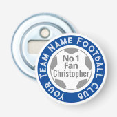 Name des Fußballklubs Flaschenöffner (Vorderseite)
