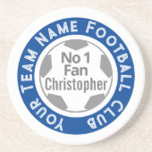 Name des Fußballklubs Getränkeuntersetzer (Vorne)