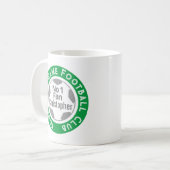 Name des Fußballklubs Kaffeetasse (Vorderseite Links)