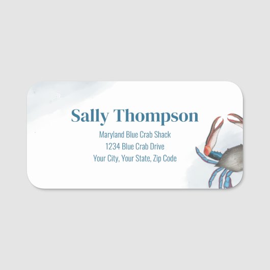 Name des Gastes Mitarbeiter Namensschild (Vorderseite)