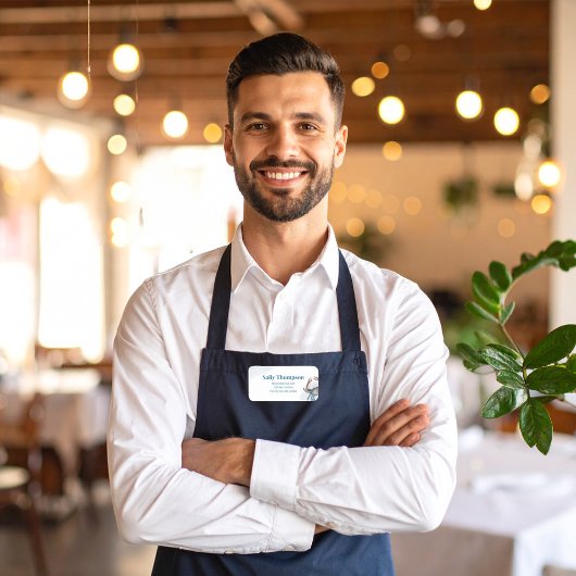 Name des Gastes Mitarbeiter Namensschild