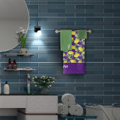 Name des gelben Zitronengrün Badhandtuch Set