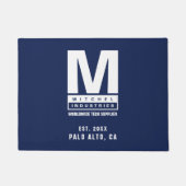 Name des Geschäfts-Namens des benutzerdefinierten Fußmatte (Vorderseite)