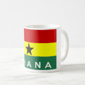 Name des ghanaischen Landes Kaffeetasse (VorderseiteRechts)