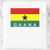 Name des ghanaischen Landes Rechteckiger Aufkleber (Tasche)