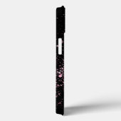 Name des Girl-Pink-Glitzer Monogramm Case-Mate iPhone Hülle (Rückseite / Rechts)