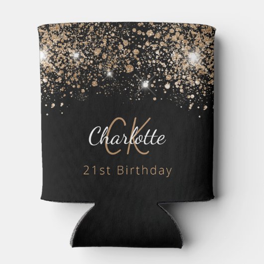 Name des Glitzer Dosenkühler (Rückseite)