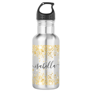 Name des Glitzer Edelstahlflasche