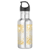 Name des Glitzer Edelstahlflasche (Rückseite)