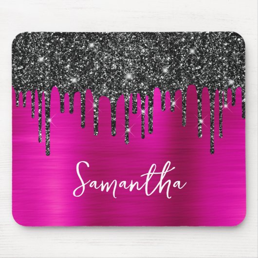 Name des Glitzer für die schwarze Driftung (Hot Pi Mousepad (Vorne)