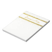 Name des Glitzer - Notepad Notizblock (Rotiert)