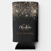 Name des Glitzer Selters Dosenkühler (Rückseite)