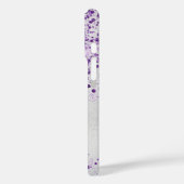 Name des Glitzern auf lila Glitzer Case-Mate iPhone Hülle (Rückseite / Links)