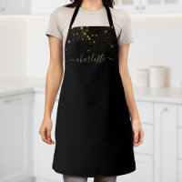 Name des Gold Glitzer Glam Monogram