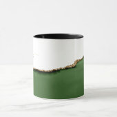 Name des Goldbarren-Glitzer und der grünen Agate-M Tasse (Zentrum)