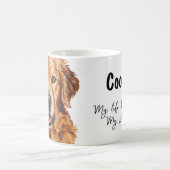 Name des Golden Retriever Hundes Kaffeetasse (Mittel)