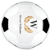 Name des Goldenen Lorbeerkranzes Monogramm Fußball (Gedreht)