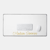 Name des Goldenen Skripts auf der Schreibtischmatt Schreibtischunterlage (Tastatur & Maus)