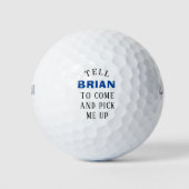 Name des Golf Ball (Vorderseite)