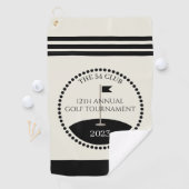 Name des Golf Turnierclubs Golfhandtuch (Insitu)