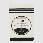 Name des Golf Turnierclubs Golfhandtuch (Vorderseite)