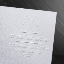 Name des Golfclubs personalisiert