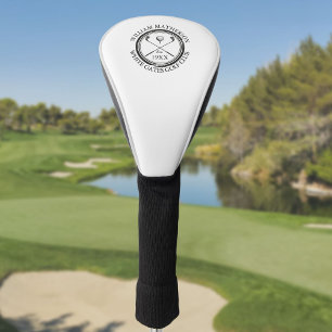 Name des Golfclubs Personalisiert Klassisch Golf Headcover