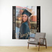 Name des Graduate Foto Year mit Ehrengrad Wandteppich (Beispiel)