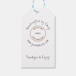 Name des Handwerks-Firmenlogos Geschenkanhänger