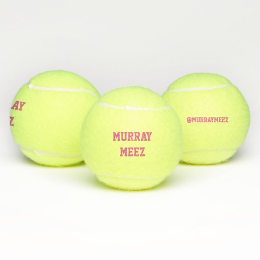 Name des Hauses & Instagram Handballspielzeug - Ro Tennisbälle (Multi)