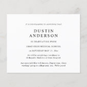 Name des Haushaltsarztes 6 Foto Abschluss Ankündig (Rückseite)