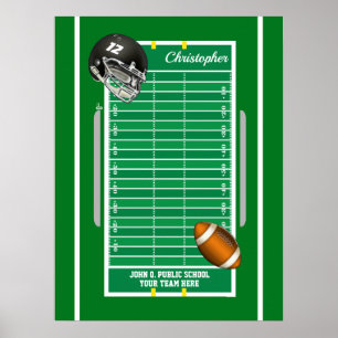 Name des Helmspielers   Nein   Schule Poster