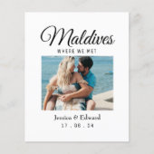 Name des Hochzeitsortes Couple Travel Foto (Vorderseite)