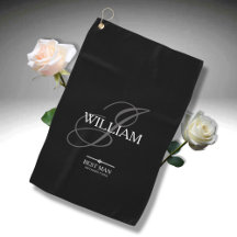 Name des Hochzeitstifts Trauzeuge Monogram Name Mo