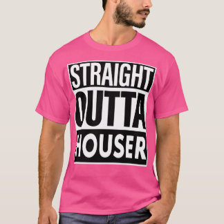 Name des Houser direkt vor dem Houser T-Shirt