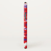 Name des hübschen Mohnbotanischen Damastes Case-Mate iPhone Hülle (Hinten/Rechts)