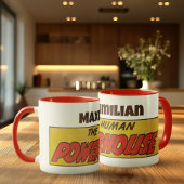 Name des Human Powerhouse Comic mit Ihrem Namen Tasse