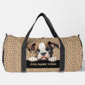Name des Hundes hinzufügen, Bulldog Duffle Bag (Vorderseite)