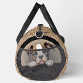 Name des Hundes hinzufügen, Bulldog Duffle Bag (Rechts)