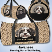 Name des Hundes hinzufügen, Havanese Duffle Bag
