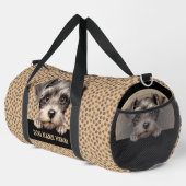 Name des Hundes hinzufügen, Miniatur Schnauzer Duffle Bag (Rechte Ecke)