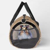Name des Hundes hinzufügen, Shetland Sheepdog Duffle Bag (Rechts)