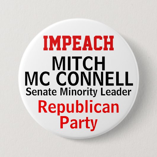 NAME DES IMPeach Mc Connell Senat Button (Vorderseite)