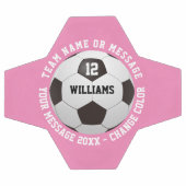 Name des individuellen Namens Team Name Pink Fußball (Flach)