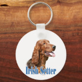 Name des irischen Setters Schlüsselanhänger (Vorderseite)