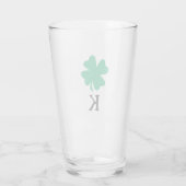 Name des Irish Kleeblatt Leaf St Patrick's Day Mon Glas (Rückseite)