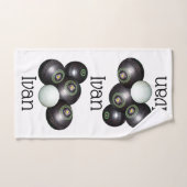 Name des Ivan mit Rasenschalen-Design Handtuch (Handtuch)