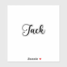Name des Jacks - Handgeschriebene Kalligrafie