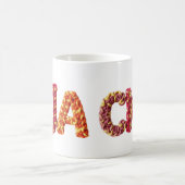 Name des Jacks im dynamischen Häkelmuster Kaffeetasse (Mittel)